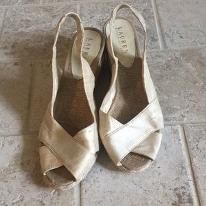 Ralph Lauren wedge sandals
